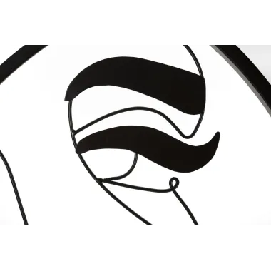 LUSTRO NA ŚCIANĘ MELLY Ø 80X3,8 cm (WYMIARY LUSTRA 27X76 cm)